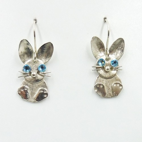 Click to view detail for DKC-2091 Earrings, Bunnies $98
